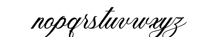 Yachting-Regular Font LOWERCASE