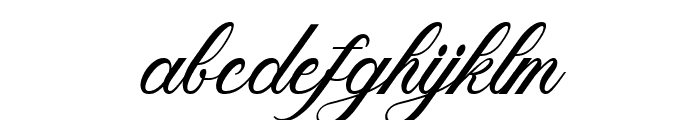 Yachting Font LOWERCASE