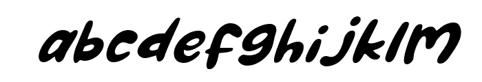 Yakima Italic Font LOWERCASE
