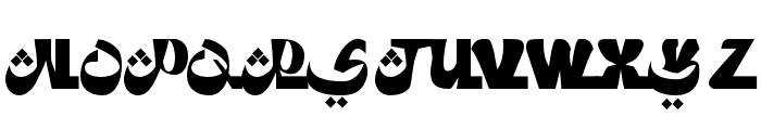 Yalla Arabic Regular Font UPPERCASE