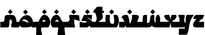 Yalla Arabic Regular Font LOWERCASE