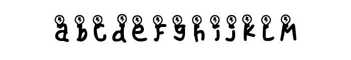 Yam Regular Font LOWERCASE