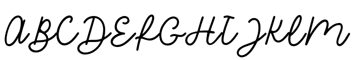 Yamatha-Regular Font UPPERCASE