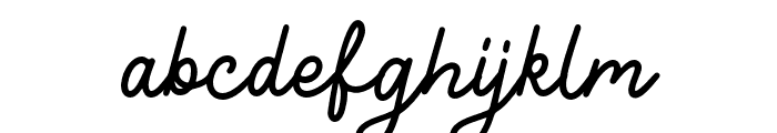 Yamatha-Regular Font LOWERCASE