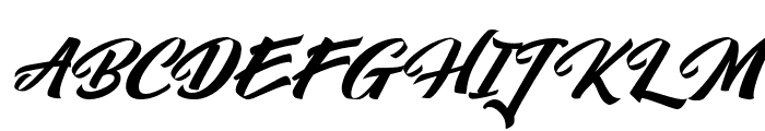 Yambag-Italic Font UPPERCASE
