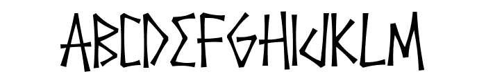 Yamer Zanily Font LOWERCASE