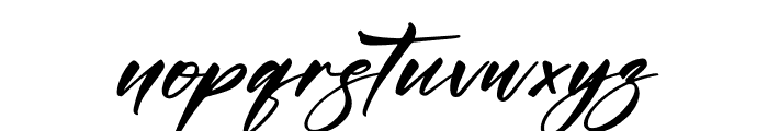 Yaristalia Italic Font LOWERCASE