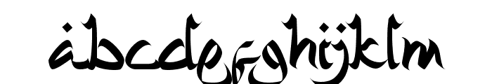 Yasin Regular Font LOWERCASE