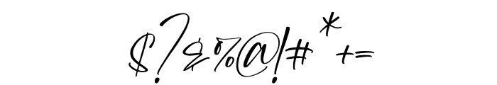 Yasintha Italic Font OTHER CHARS