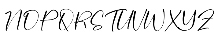 Yasintha Italic Font UPPERCASE