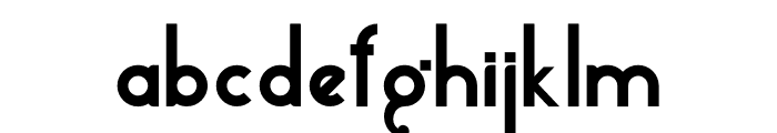 Yatgos Font LOWERCASE