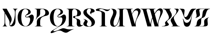 Yavome-Regular Font UPPERCASE