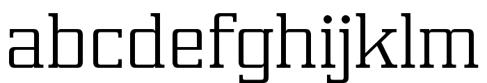 Yawis FX Light Font LOWERCASE