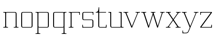 Yawis FX Thin Font LOWERCASE