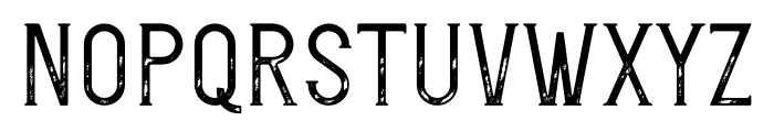 Yearlong Serif Stamp Font LOWERCASE