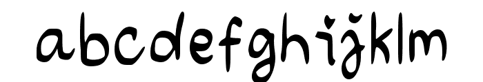 Yellou Regular Font LOWERCASE