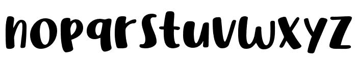 Yellow Style Font LOWERCASE