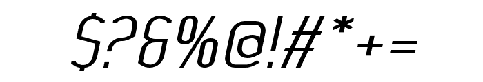 YemeyiBookItalic Font OTHER CHARS