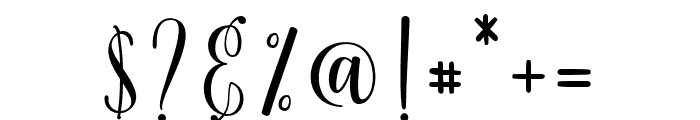 Yenthida-Regular Font OTHER CHARS