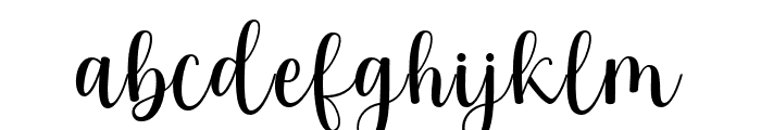 Yenthida-Regular Font LOWERCASE