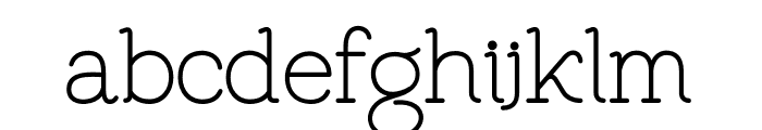 Yeriflog-Regular Font LOWERCASE