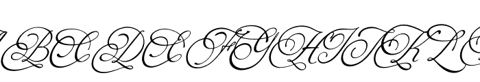 Yertlealus Italic Font UPPERCASE