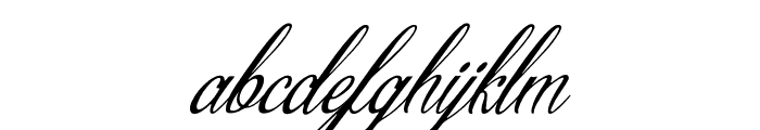 Yertlealus Italic Font LOWERCASE