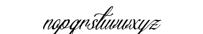 Yertlealus Italic Font LOWERCASE