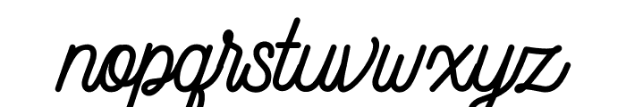 Yesterday Dream Script Font LOWERCASE