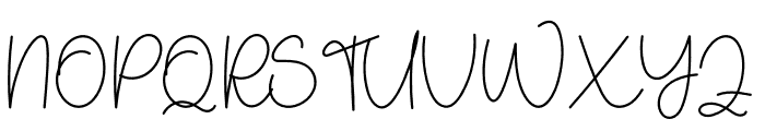 Yesterday Signature Font UPPERCASE