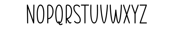 Yestynia Font UPPERCASE