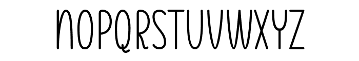 Yestynia Font LOWERCASE