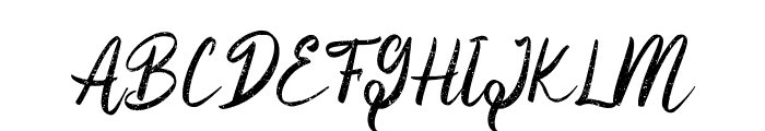 Yilactha Rough Font UPPERCASE