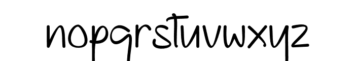 Yin Nastroe Font LOWERCASE