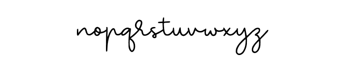 Yoehline Font LOWERCASE