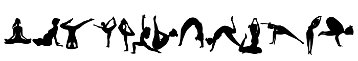 Yoga doodel Font LOWERCASE