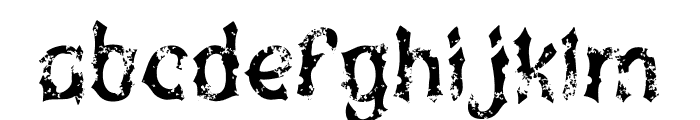 YohohoRough Font LOWERCASE