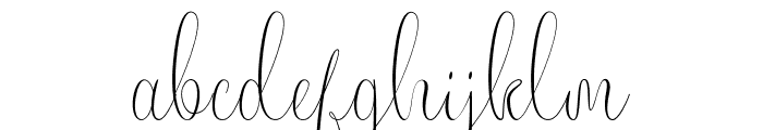 Yolanda-artdesign Font LOWERCASE