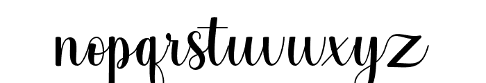 Yolistha Font LOWERCASE