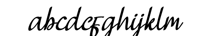 Yolliva Calligrafi Font LOWERCASE