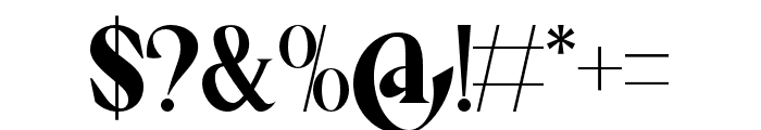 Yongley-Regular Font OTHER CHARS