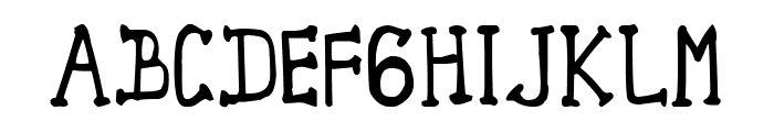 Yories Font UPPERCASE