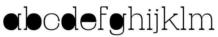 Yorke Font LOWERCASE