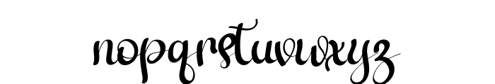 Young Wedding Font LOWERCASE