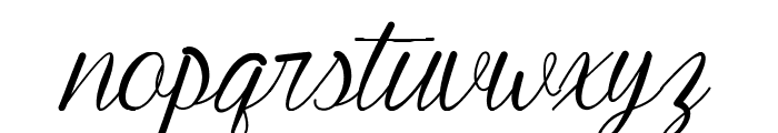 Young and Beautiful Font LOWERCASE