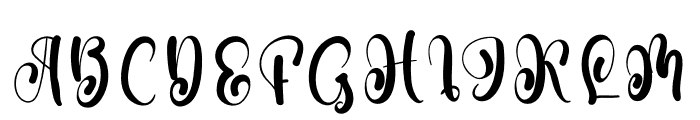 Youngest Wedding Font UPPERCASE