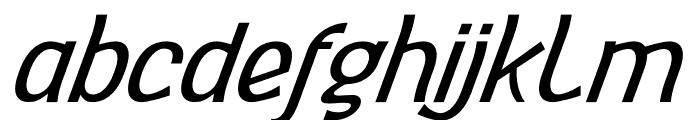 Your Everyday Italic Font LOWERCASE