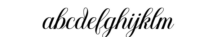 Youra Script  Font LOWERCASE