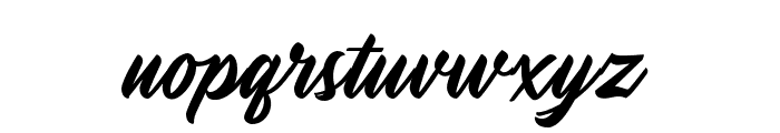 YoutherScript Font LOWERCASE