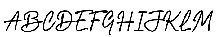 YpsilantiSignature-Regular Font UPPERCASE